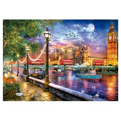 Puzzle 2000 pièces - Londres au coucher du soleil