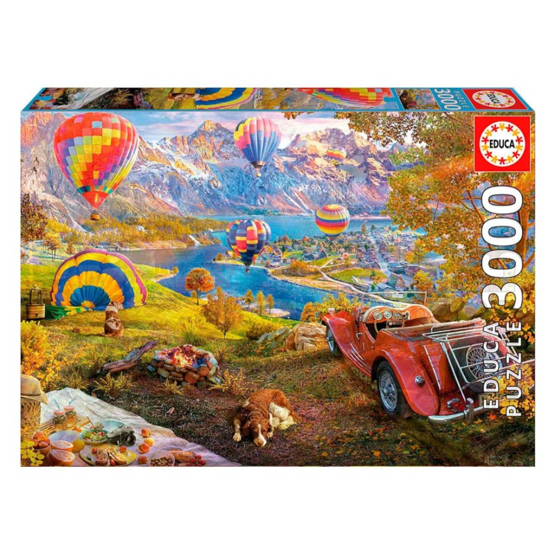 Puzzle 3000 pièces - Vallée des montgolfières