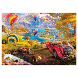 Puzzle 3000 pièces - Vallée des montgolfières