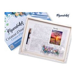 Peinture par numéros Arbre corps de femme sur châssis 40x50 cm