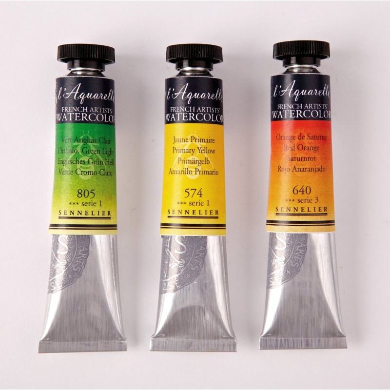 Peinture aquarelle extra-fine Sennelier, tube 21 ml
