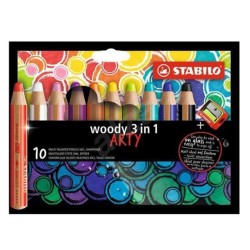 Etui de crayons multi-talents Woody 3 en 1 Arty