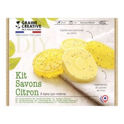 Kit DIY Savons Citron & graines de chia