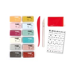 Mallette Kawaii Yummy Family en pâte polymère Fimo