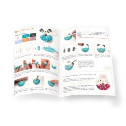 Mallette Kawaii Yummy Family en pâte polymère Fimo