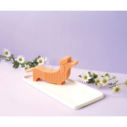 Moule à bougies thermoforme - Teckel dandy