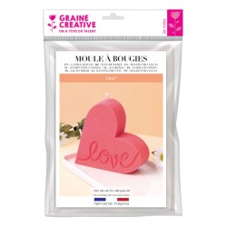 Moule à bougies thermoforme - Coeur
