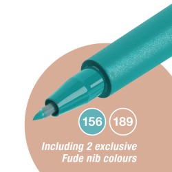 Coffret thématique en métal de 12 feutres Pitt Faber Castell