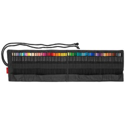 Trousse rouleau de 72 cayons de couleur Black Edition