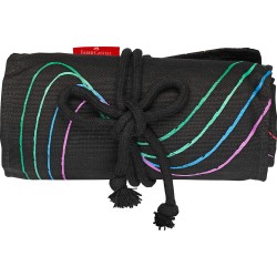 Trousse rouleau de 72 cayons de couleur Black Edition