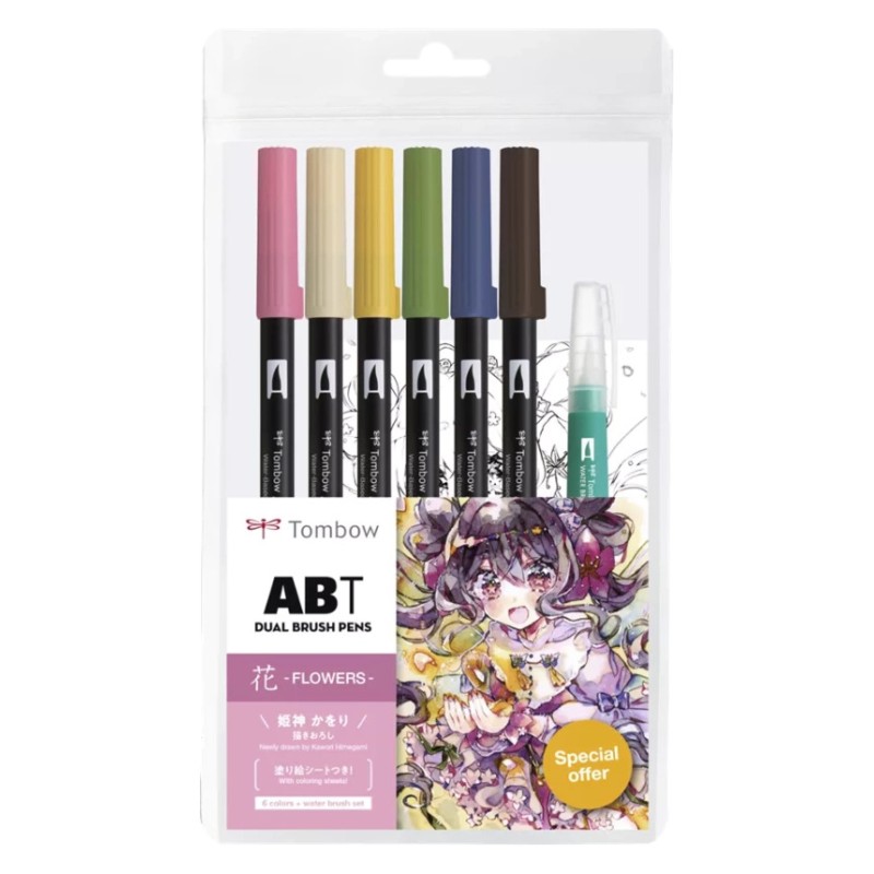 Set Manga de 6 feutres ABT Tombow (Edition Limitée)