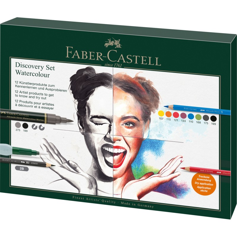 Set découverte de Techniques aquarellables Faber Castell
