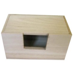 Porte-trombones en bois - 95x55x55mm