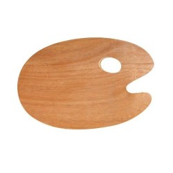Palettes ovales en bois