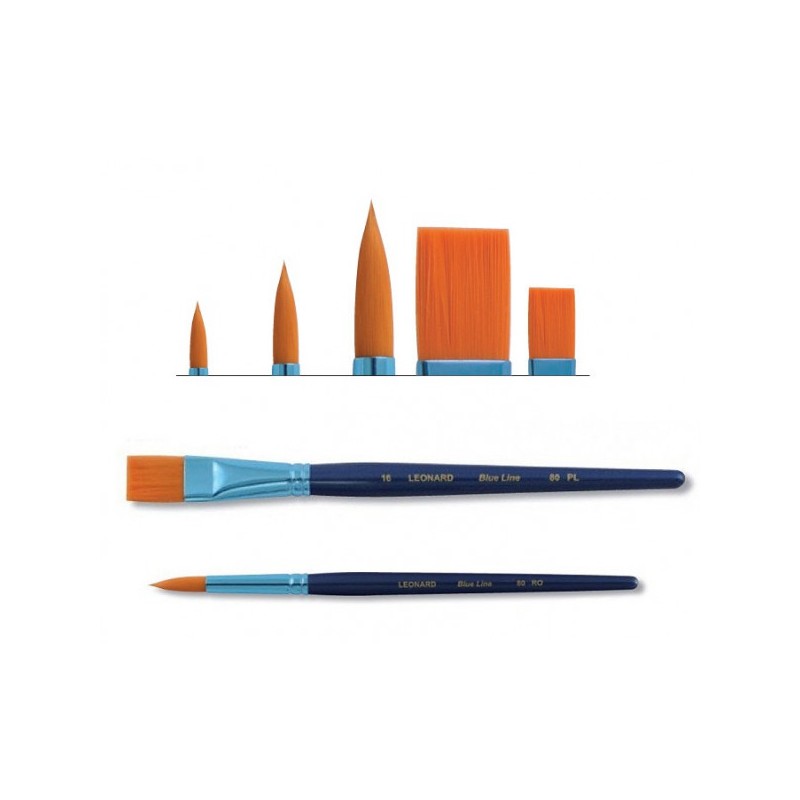 Set de pinceaux synthétiques Blue Line assortis
