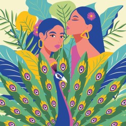 Peinture par numéros 30x30cm - Tropical eden