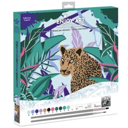 Peinture par numéros 30x30cm - Tropical crépuscule