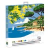 Peinture par numéros 30x30cm - Balade Côte d'Azur