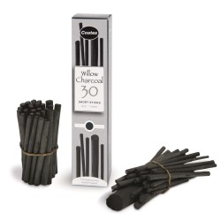 Assortiment de demi-fusains naturels Coates