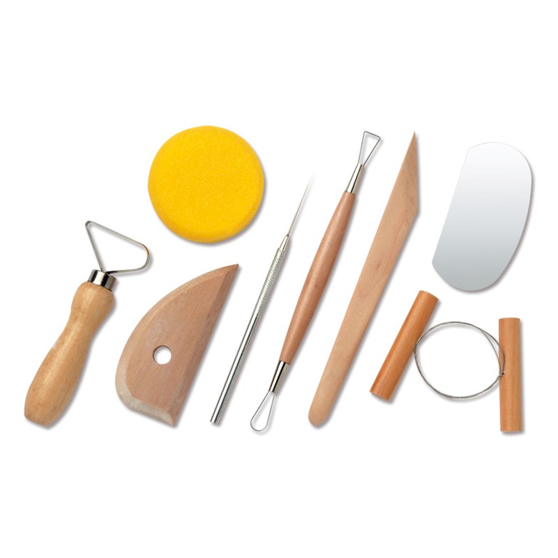 Set de 8 outils pour poterie et modelage