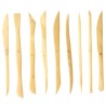 Set assorti de 9 ébauchoirs en bois