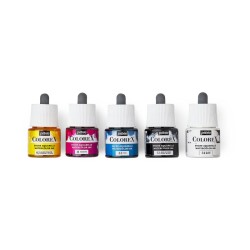 Set encres primaires Colorex 5x45 ml