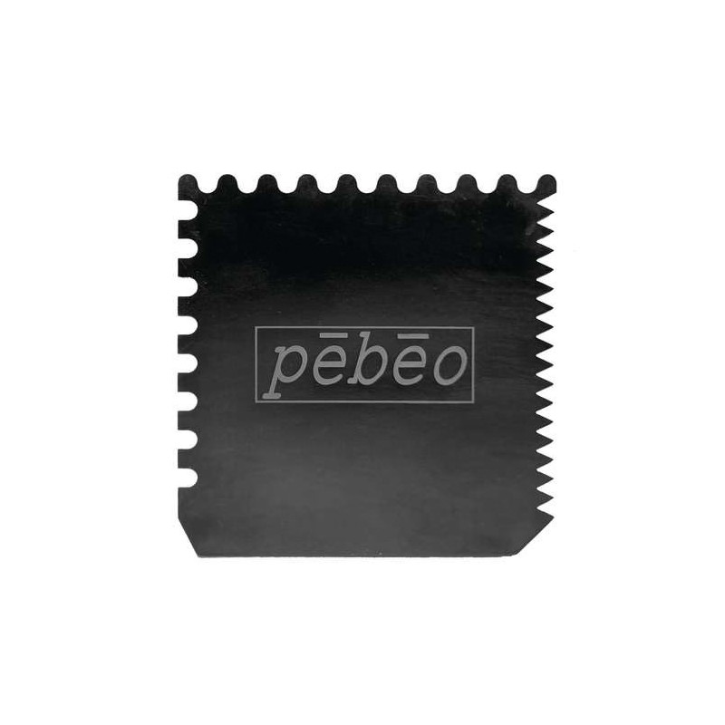 Grattoir à peinture en métal 4 effets 