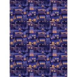 Pochette Décopatch Nuit de Noël édition limitée, 4 feuilles 30x40 cm assorties