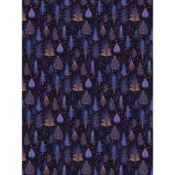 Pochette Décopatch Nuit de Noël édition limitée, 4 feuilles 30x40 cm assorties