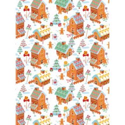 Pochette Décopatch Noël en cuisine édition limitée, 4 feuilles 30x40cm assorties