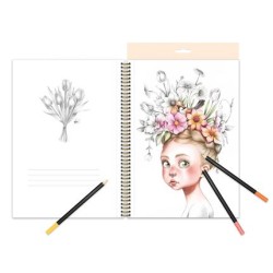 Carnet de coloriage A4 Wild Dream, de Emmanuelle Colin