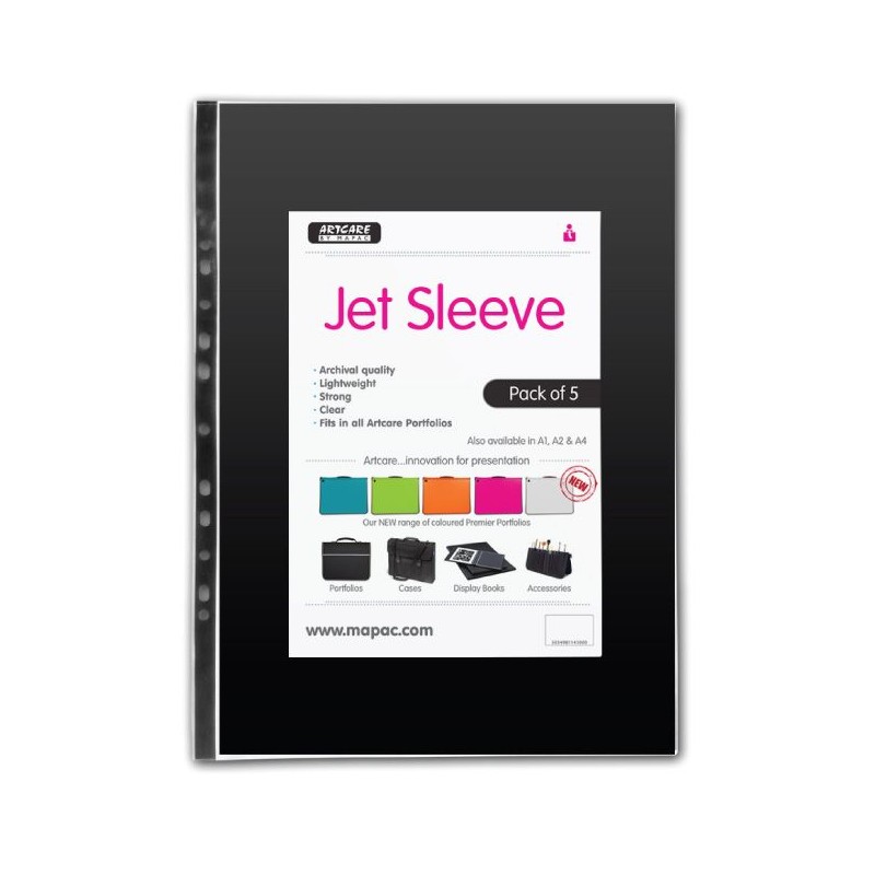 Pack de 5 pochettes Jet Sleeve Artcare 