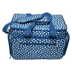 Sac de rangement bleu avec anses 43x24x30,5 cm