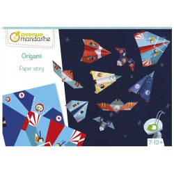Boîte créative - Origami Paper Story, Avions et fusées