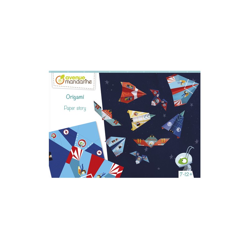 Boîte créative - Origami Paper Story, Avions et fusées