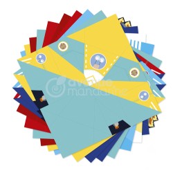 Boîte créative - Origami Paper Story, Avions et fusées