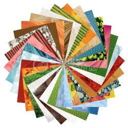 Papier Origami Nature 20x20 cm, pochette de 60 fls 70 g/m²