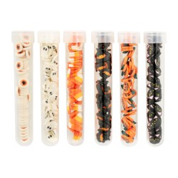 Mini canes Halloween en tubes x6pcs