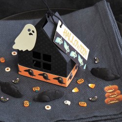 Mini canes Halloween en tubes x6pcs