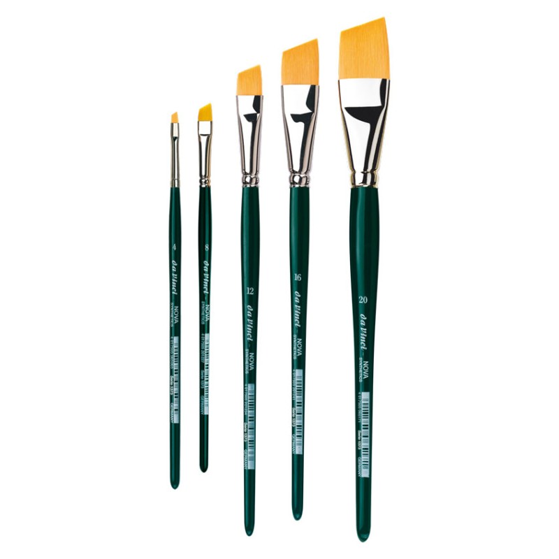 Pinceau biseauté Nova en synthétique, série 1373