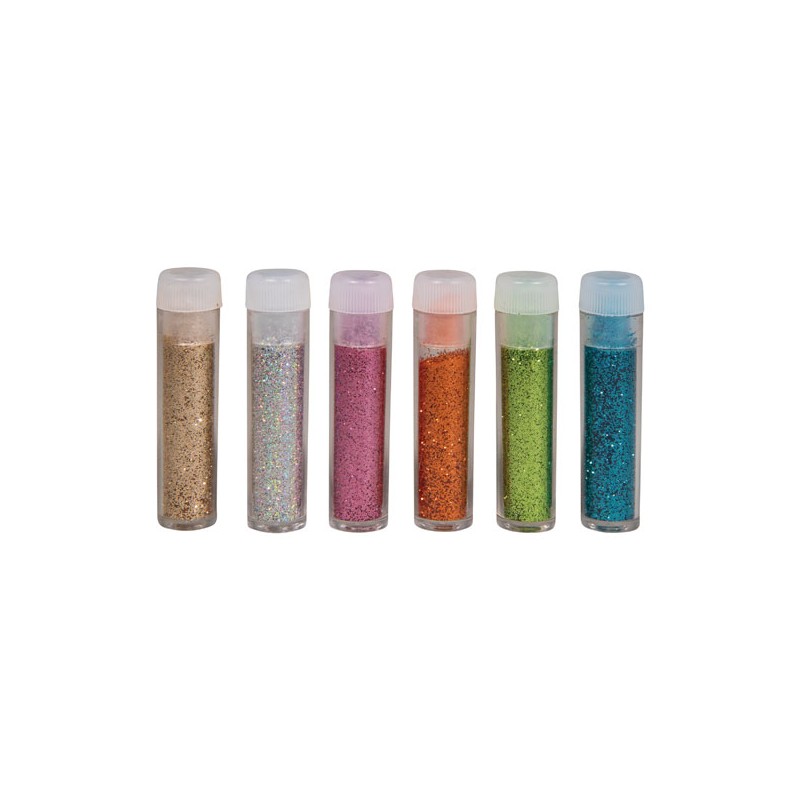 Set de paillettes assorties Bio-Glitter 6x2gr