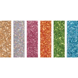 Set de paillettes assorties Bio-Glitter 6x2gr