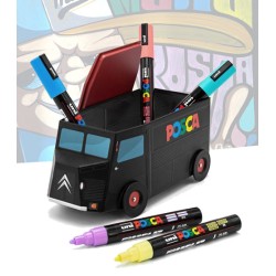 Coffret Collector camion Tub Citroën + 5 Posca couleurs pastels