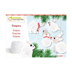 Boîte créative - Pompons à suspendre