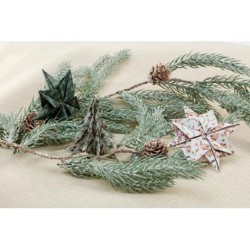 Pochette Origami 60 fls 15x15cm 70gr - Noël cosy