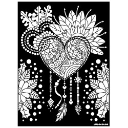 Tableau velours à colorier L'Attrape-Rêve