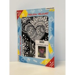 Tableau velours à colorier L'Attrape-Rêve