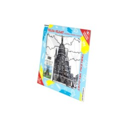 Tableau velours à colorier Le Sacré Coeur