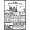Tableau velours à colorier Lyon
