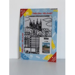 Tableau velours à colorier Lyon